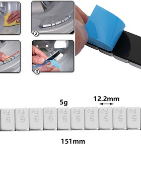 5.9 niversal Adhesive Wheel Tire Balance Weights f