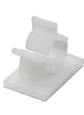 厂家海斯迪克HKZ-134可调式配线固定座黏贴式束线夹cc-1013黑色10