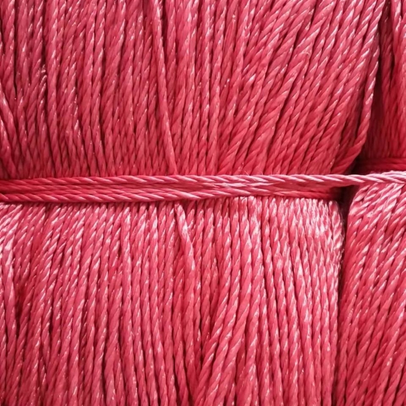 红绳红胶绳塑料绳大红三股软绳红色耐磨编织捆扎绳打包绳绑绳