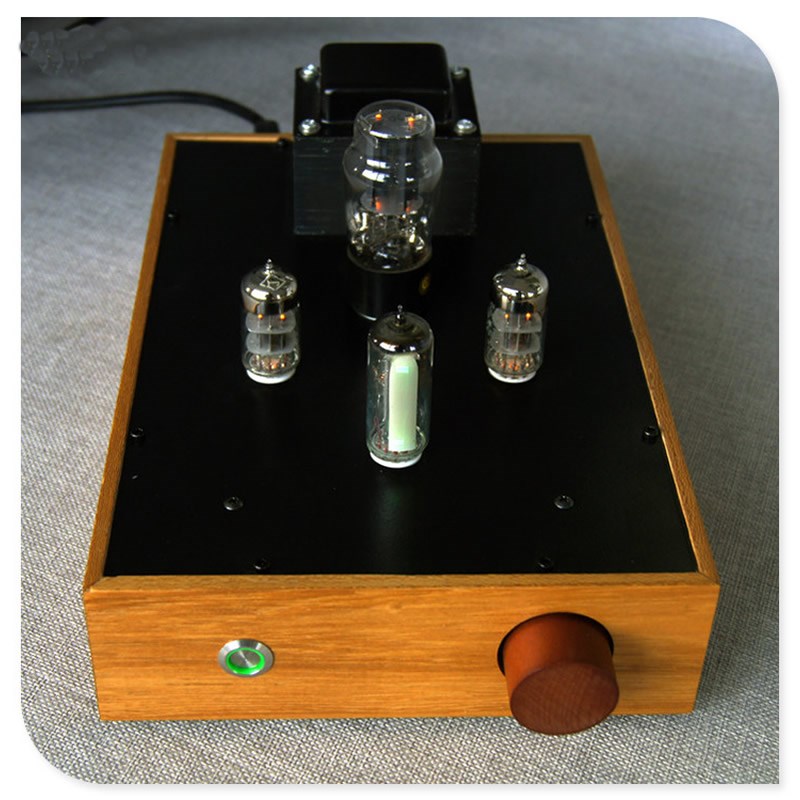 6N3 (5670) SRPP bile preamp 5Z4P rectification with 6E2 cat