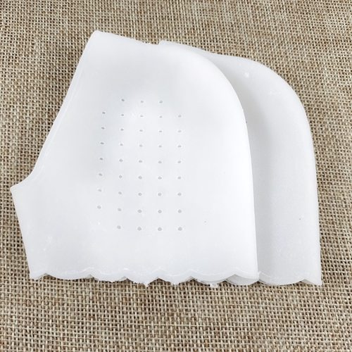 2Pcs New Silicone Feet Care Socks Moisturizing Gel Heel Thin