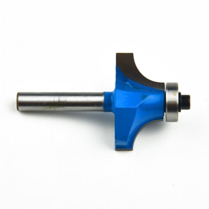 1pc 1/4\ Shank 3/4\ Radius Round Over Router Bit For Ele