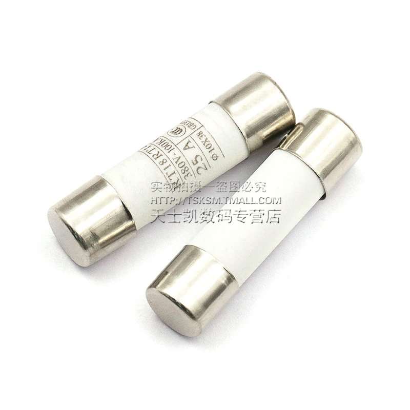 R015熔断器陶瓷保险丝保险管380V-100KA 1A 2A 3A 5A 6A 10A32A安