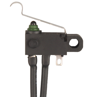 小型微动开关防水防尘带柄带线常开自复位行程限位微动点触碰开关