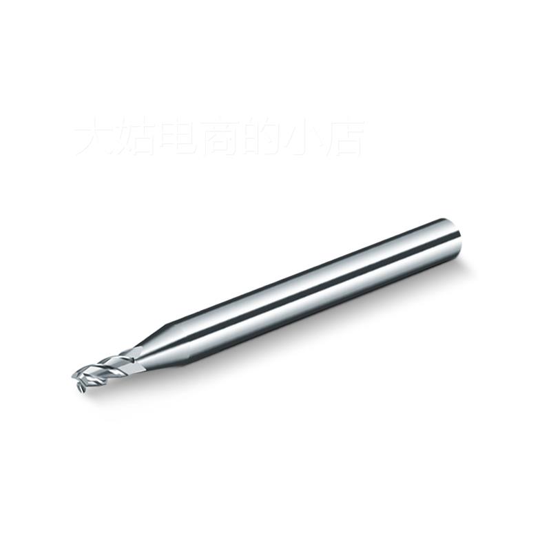 。60度铝用3刃钨钢合金铣刀1.1 1.2 1.3 1.4 1.6 1.7 1.8 1.9*50M