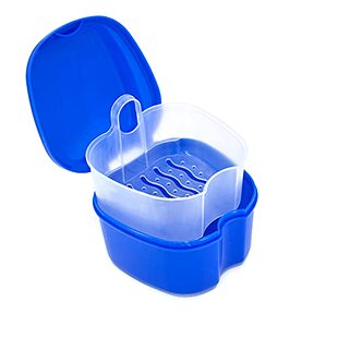 Genco Dental Denture Case Denture Box with Strainer Night