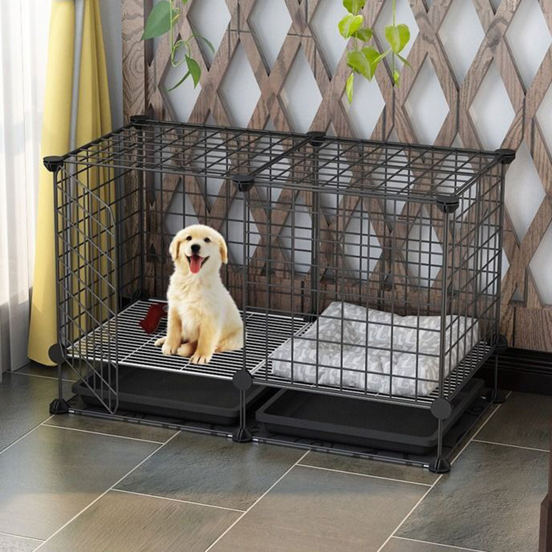 狗窝四季通用带厕所狗笼子中型狗狗围栏宠物泰迪柯基小型犬房屋子