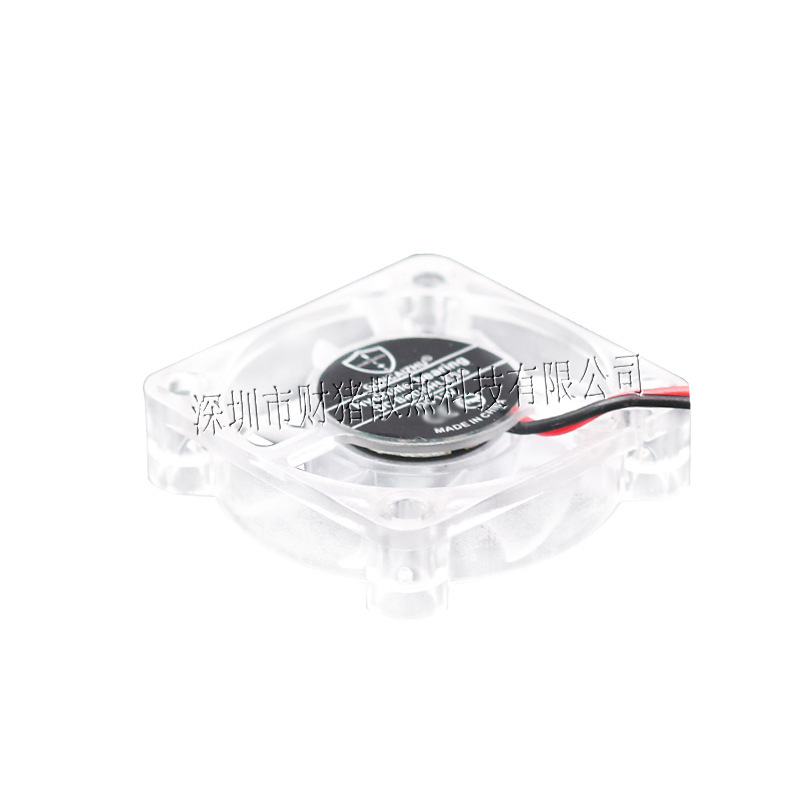 2pcs 4010 40x40x10mm DC 5v 12v 24v 0.05A cooling fan transpa