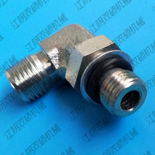 无锡柳工堆高机配件柳工电动堆高机2T倾斜直角接头 倾斜油缸油管