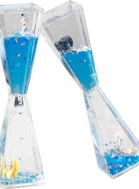 创意沙漏小摆件宇航员流沙解压油漏儿童桌面装饰品生日治愈系礼物
