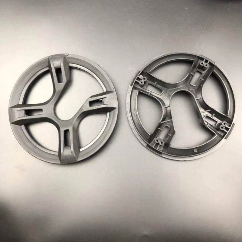 新品公路登山自行车大齿盘护盘罩前防护链盘盖42t齿盘床包4孔塑g