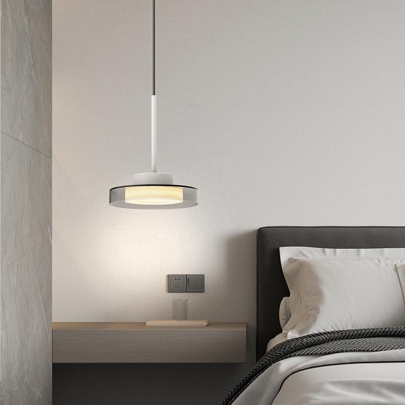 极简餐厅吊灯现代简约大气LED超亮吧台灯具创意设计款饭厅餐桌灯