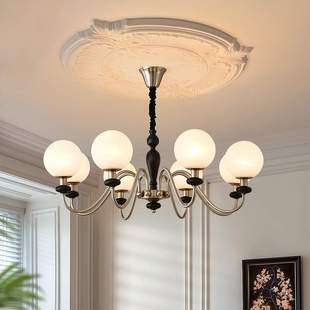 新款中古风美式复古灯具大厅主灯浪漫创意高级感卧室客厅餐厅吊灯