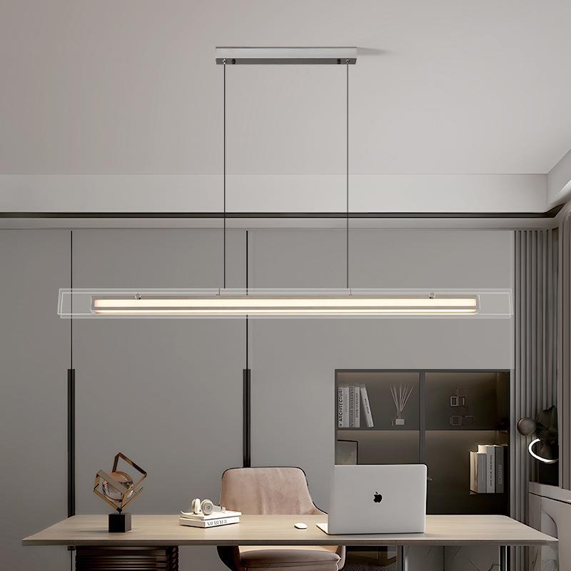 2025新款led餐厅吊灯意式极简轻奢办公桌茶桌灯全光谱感餐桌吊灯
