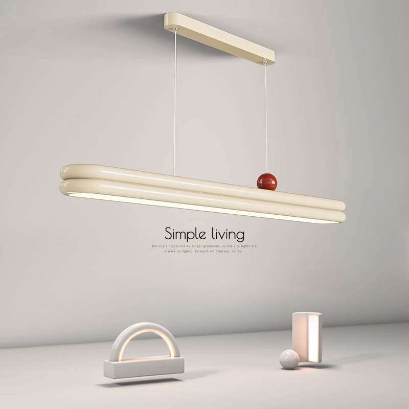 餐厅吊灯设计师吧台奶油风现代简约灯具餐桌灯法式极简一字长条灯,纺织面料/辅料/配套,纺织机械配件,淘宝优惠券,粉丝福利购,淘宝优惠卷