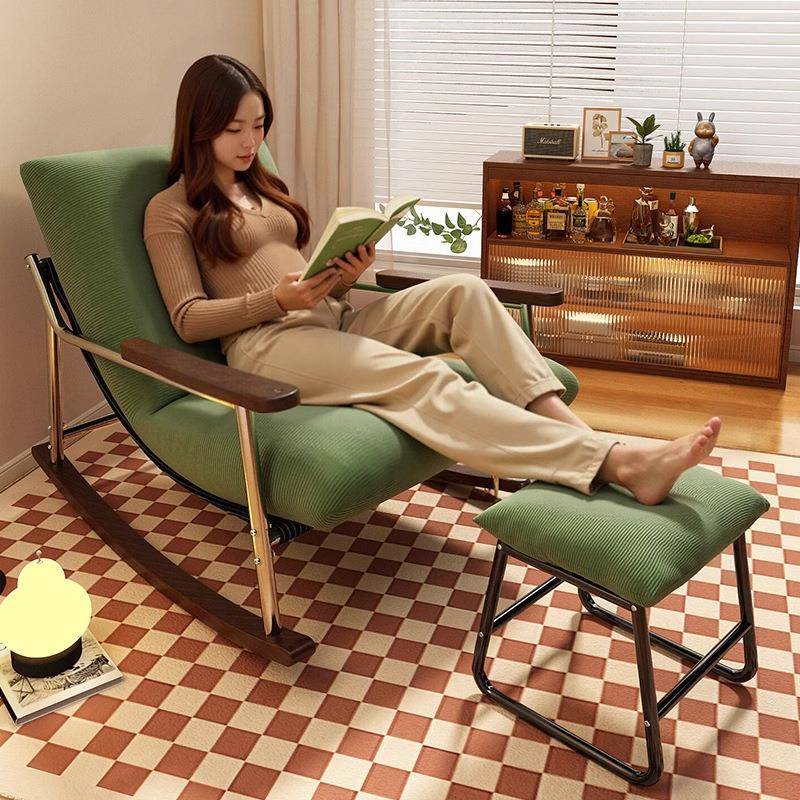 懒人沙发可躺可睡阳台休闲沙发加厚人类狗窝办公室摇摇椅午休躺椅