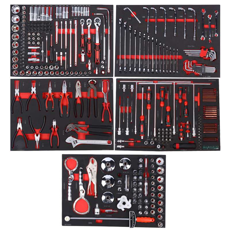 333 pieces of machine repair combination set tool cart工具车