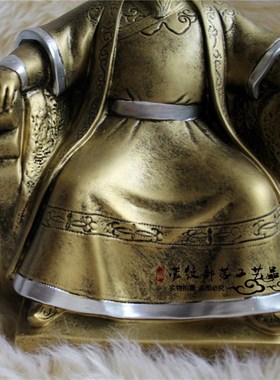 成吉思汗坐像摆件蒙古族特色装饰品摆台工艺品Q树脂摆件礼品纪念