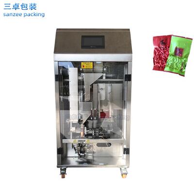 风琴袋茶叶给袋包装机 全自动茶叶给袋式包装机 三卓SZ-48
