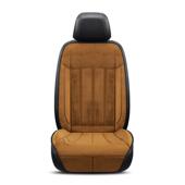 汽车电加热坐垫车载座椅短毛绒单双座车用座垫12V24V制热