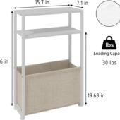 沙发边几边桌子现代简约风带储物篮铁木艺小空间客厅可移动沙发边