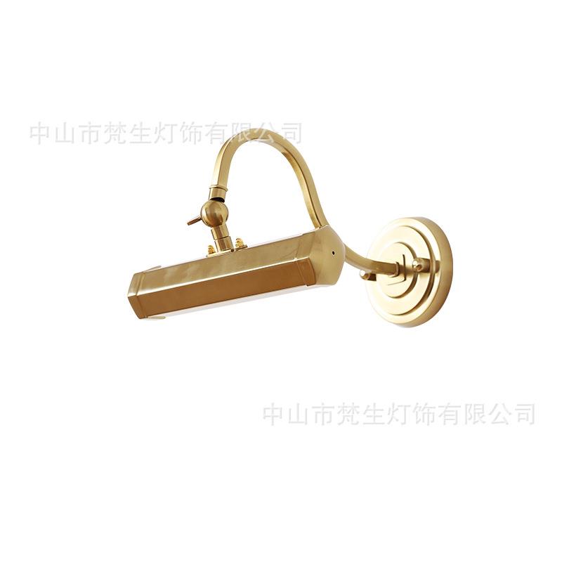 美式复古工业风镜前灯餐厅吧台店铺过道咖啡厅壁灯家用壁画洗墙灯