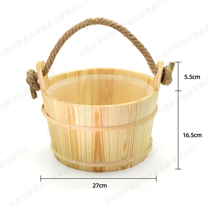 厂家直供桑拿房配件木质木桶桑拿房木桶汗蒸箱设备木质浴桶木勺