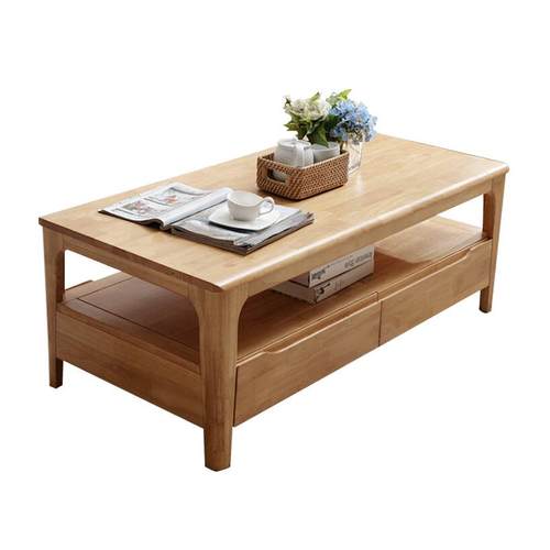 北欧全实木小茶几日式小茶桌简约现代沙发边几客厅家用矮桌子极简