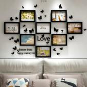 照片墙相框组合相片墙客厅挂墙网红房间墙上背景装 饰品免打孔