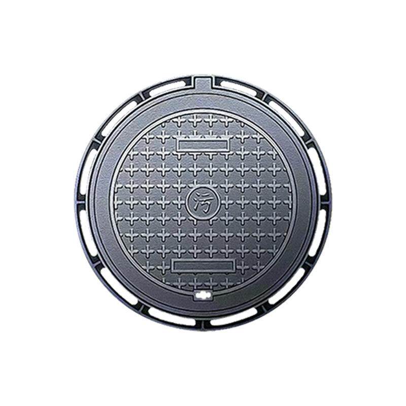 球墨铸铁井盖消防工程耐压承重型铸铁井盖圆形雨水污水铸铁盖板