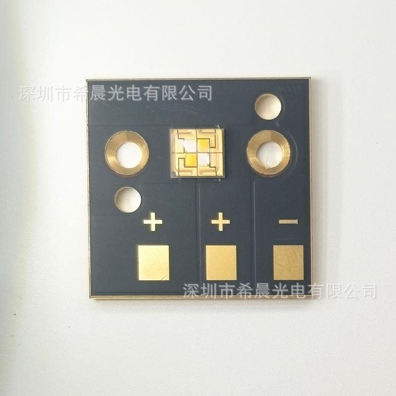 80W2828ENT6-8黄/蓝白双色激L光炮VED钓鱼灯灯珠进口OSR芯片