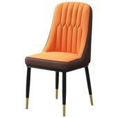 椅子靠背餐椅家用凳子简约网红化妆书桌椅北欧轻奢餐厅铁艺餐桌椅