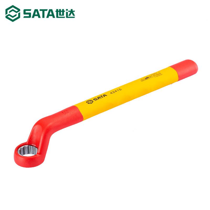 世达VDE绝缘梅花扳手新能源电动汽车维修工具专业级电工专用42406