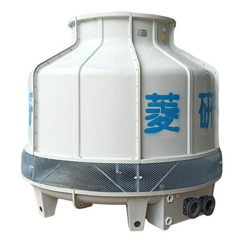 厂家圆形冷却塔10-300T玻璃钢逆流式低噪音制冷散热降温工业水塔