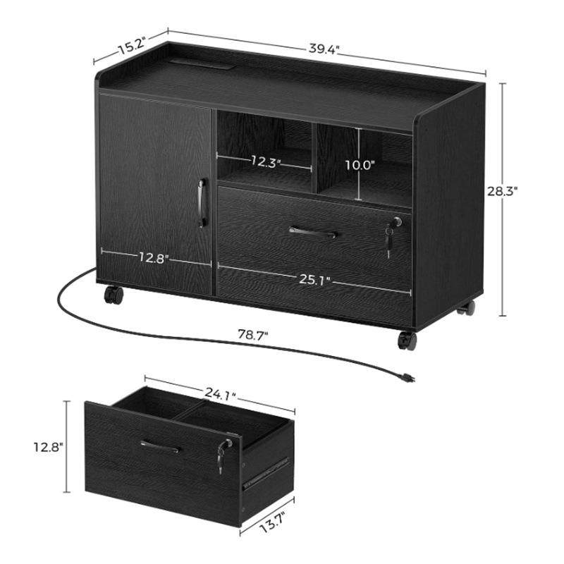 1抽文件柜办公文件柜资料柜矮柜带锁小柜子抽屉式收纳组合落地柜,商业/办公家具,办公储物柜,淘宝优惠券,粉丝福利购,淘宝优惠卷