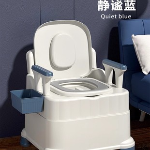 日本进口老人坐便器成人家用移动马桶孕妇老年人室内便盆坐便椅