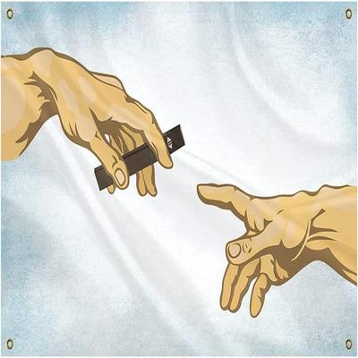 速卖通防旗帜PAING HE JUUL    flaanner挂布