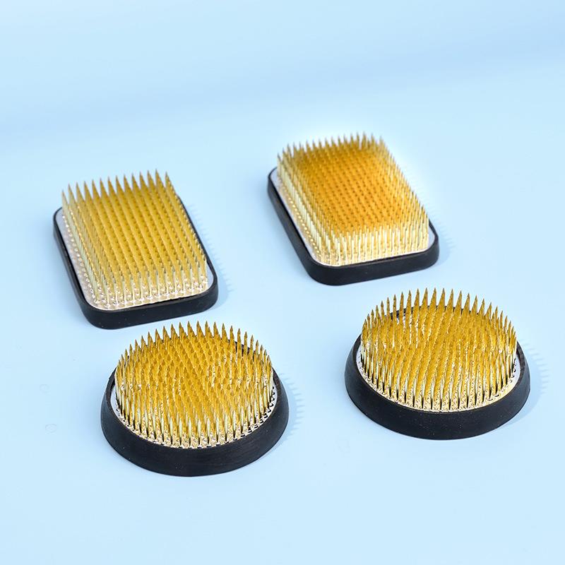 插花器插花固定神器中式日式底座固定花插器鲜花工具套装器皿