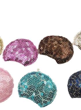 韩版亮片米奇耳朵发饰品手工制作发头箍发夹蝴蝶结配件一个价