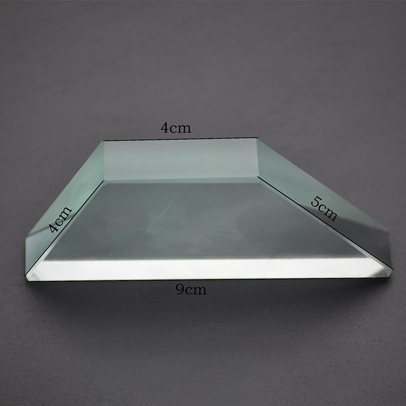 厂家供应 半圆形长方形梯形光学玻璃砖 初高中物理光学实验器材