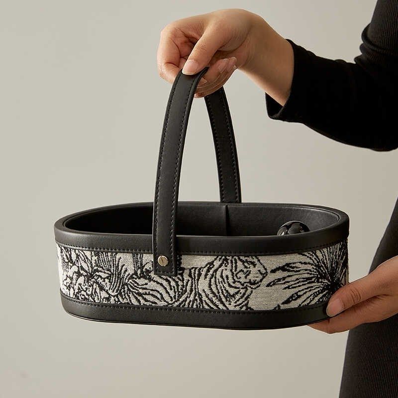 复古玄关化妆品收纳n篮零食收纳盒收纳箱整理盒桌面储物盒收纳筐,收纳整理,收纳筐,淘宝优惠券,粉丝福利购,淘宝优惠卷