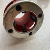 手动攻丝机轻型管子绞板4分6x分一寸铁管暖气管套丝工具手动开丝