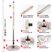 自动单桶旋转拖h把家用 一拖净地拖桶免手洗墩布好神拖手压拖墩布