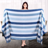 浴巾家用全c棉纯棉吸水速干不易掉毛巾男女夏情侣款 大裹 可穿衣式