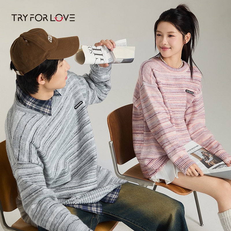 TRYFORLOVE情侣装毛衣秋冬季
