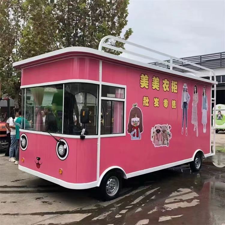 组装流动四轮夜市摆摊餐车