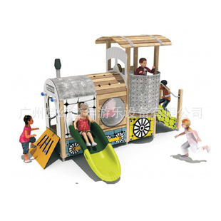 户外滑梯 木制小屋 户外造型滑梯 儿童木屋系列滑梯