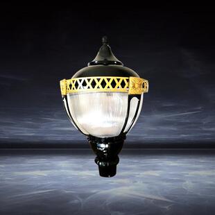 庭院灯头欧式小区路灯防水led草坪景观灯户外3米花园照明高杆灯罩