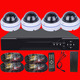 Full 监控套装 4CH 4ch KIT CCTV AHD 安防监控