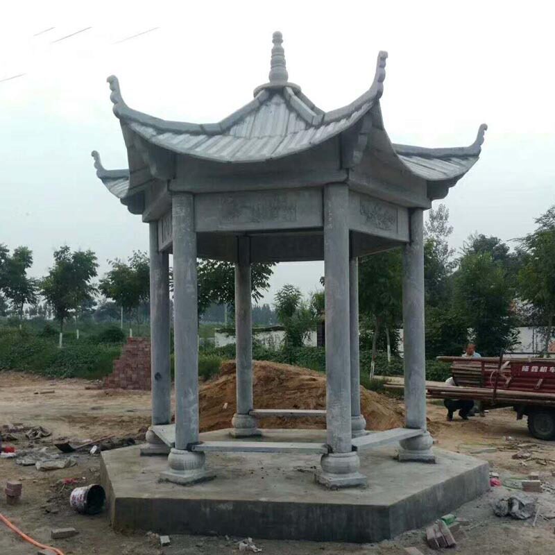 石亭厂家直供花岗岩石雕亭